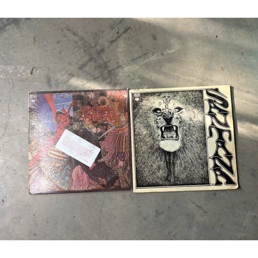 Lot of 2 Santana Vinyl Records Abraxas and Santana